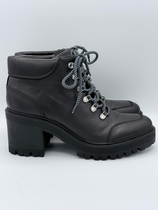 Marc Fisher Shoes - Marc‎ Fisher LTD MLWALDO Black Lace-Up Hiker Ankle Boot Women's Size 9